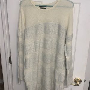 Striped sweater dress